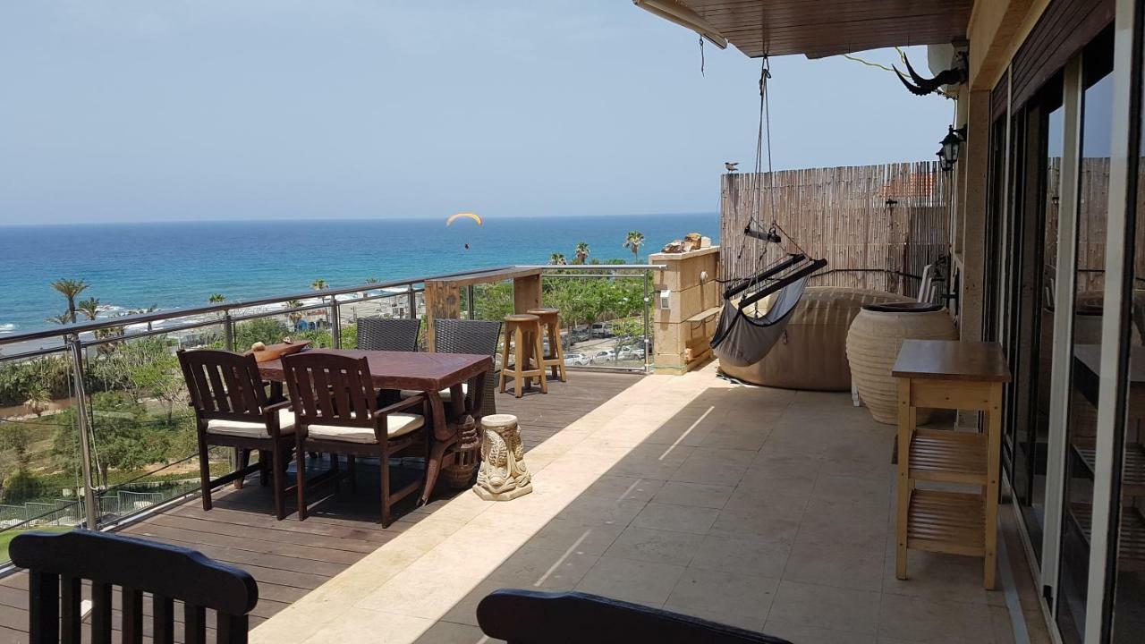 Ferienwohnung Jaffa Family Penthouse, Sea Front , 3Br, 2Ba, Tel Aviv-Jaffa Exterior foto